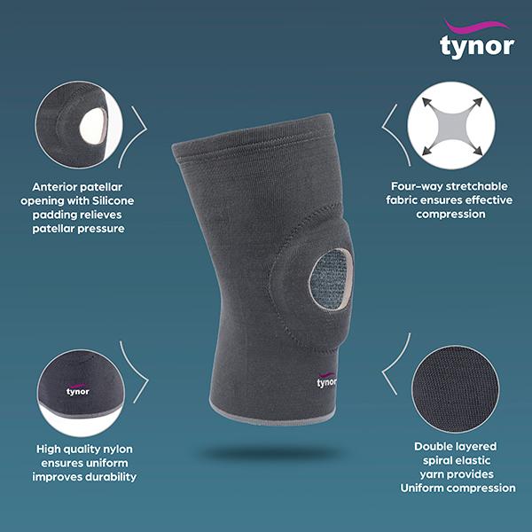 Tynor Knee Cap Open Patella (XXL) (D 05) - Knee/Leg Supports