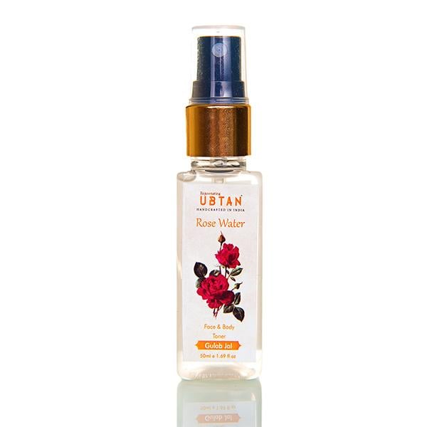 Rejuvenating UBTAN Face & Body Toner - Rose Water (Gulab Jal) 50 ml - Face Creams
