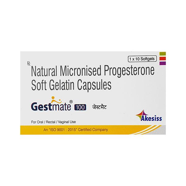 GESTMATE 100 Soft Gelatin Capsule 10's - Hormonal Therapy-Oes