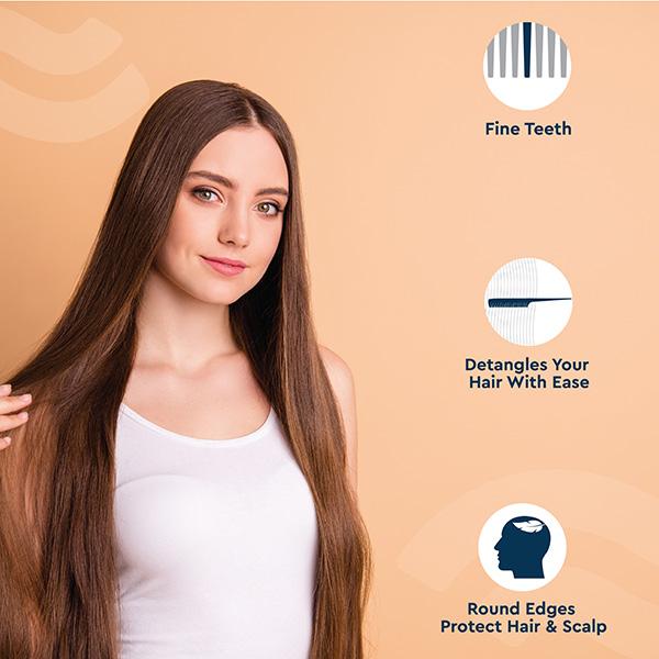 Netmeds | Gubb Pin Tail Hair Comb (Santorini Hues) Gb-Lh-034 1's