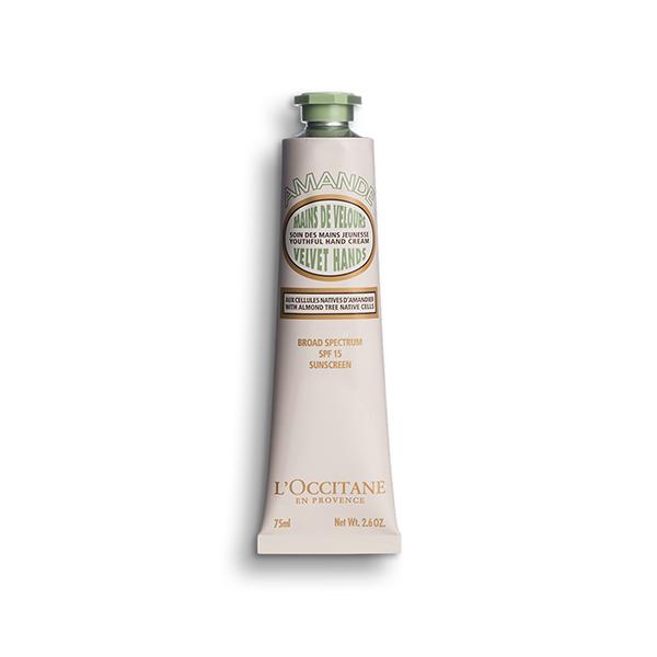 L'Occitane Almond SPF 15 Soin Des Mains Jeunesse Youthful Hand Cream Velvet Hands 75ml - Hand Creams