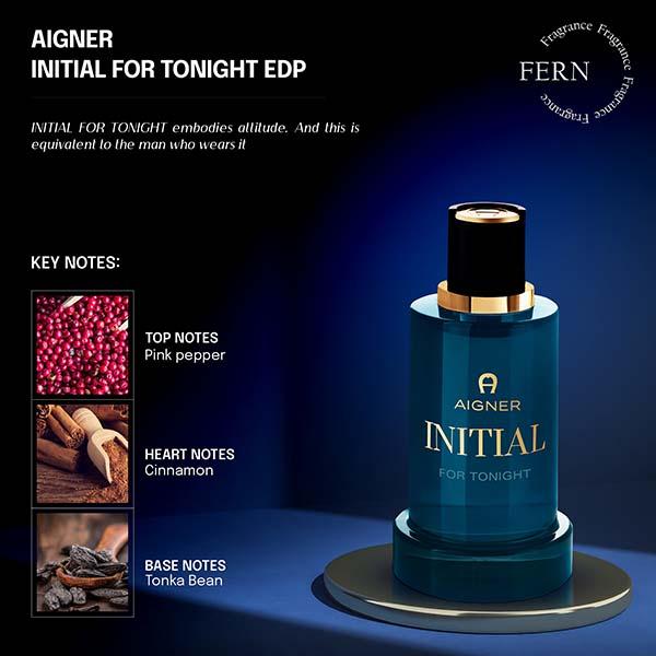 Aigner Initial for Tonight Edp 100 ml - Men Perfumes (Edt/Edp)