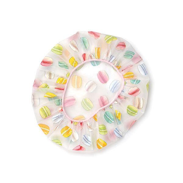 Basicare Eva Shower Cap-Macarons Design Big Size 1's - Loofahs & Sponges