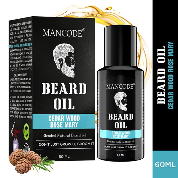 Mancode Beard Oil -Cedar Wood & Rose Mary 60 ml - Beard Oil