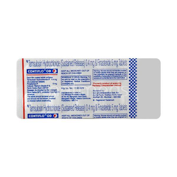 Contiflo OD F Tablet 10'S - Bladder And Prostate Disorders-Dru
