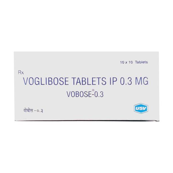 Vobose 0.3mg Tablet 10'S - Diabetes-Ant