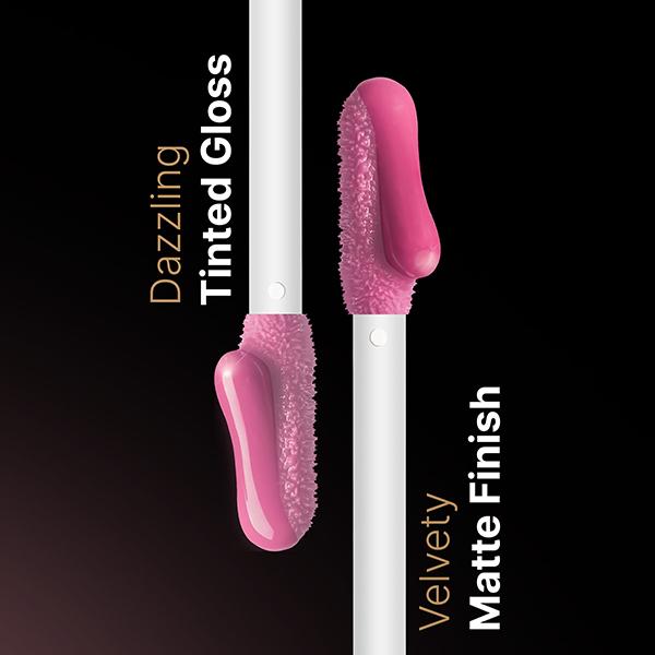 Swiss Beauty Select Do The Duet Lipstick, Matte Liquid Lipstick + Tinted Gloss Amber Nude 3 ml - Liquid Lipsticks