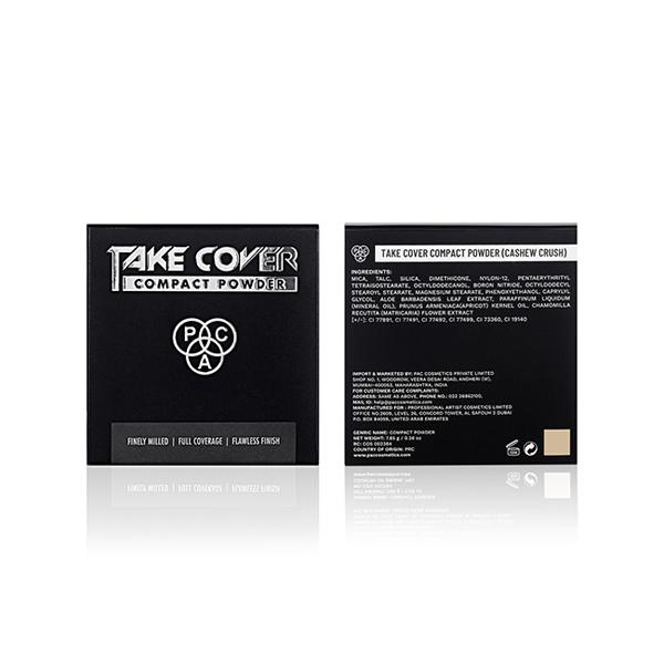 PAC Take Cover Compact Powder 06 Cashew Crush 7.85 gm - Compact Powder