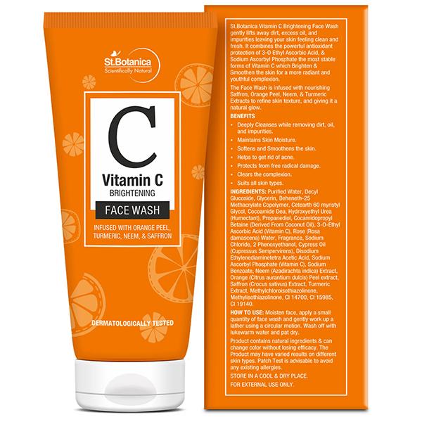 Stbotanica Vitamin C Brightening Face Wash 100 ml - Scrubs & Exfoliants