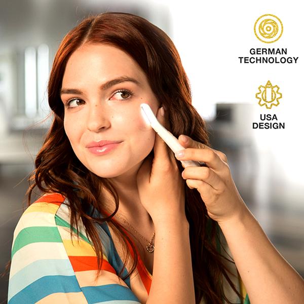 Flawless Finishing Touch Dermaplane Glow Facial Hair Remover - Hair Removal Accessories