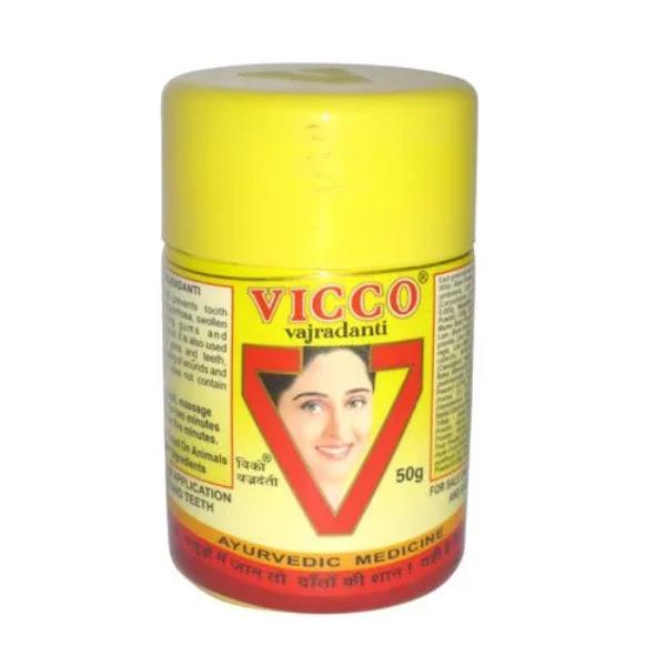 Netmeds | Vicco Vajradanti Tooth Powder 50 gm