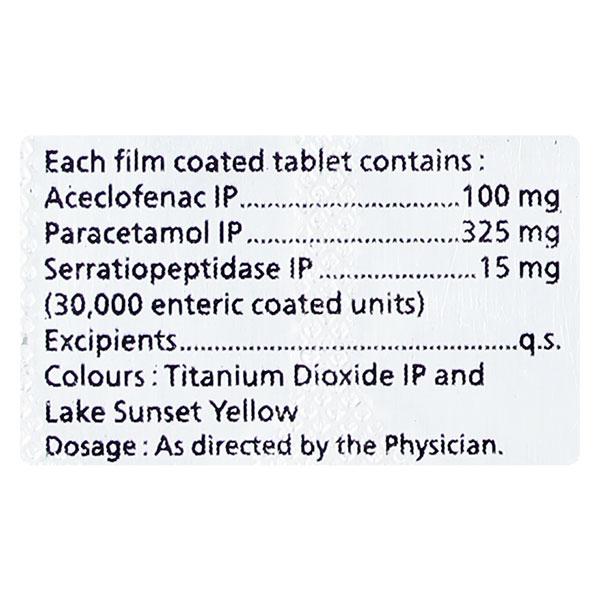 ACLOZEST SP Tablet 10's - Pain relief-Nsa
