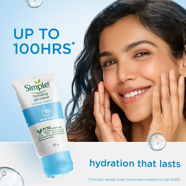 Simple Water Boost Hydratinggel Creme 50 gm - Face Moisturizers
