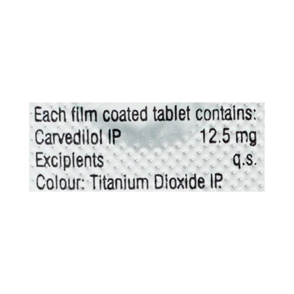 Cardivas 12.5mg Tablet 10'S - Hypertension-Bet