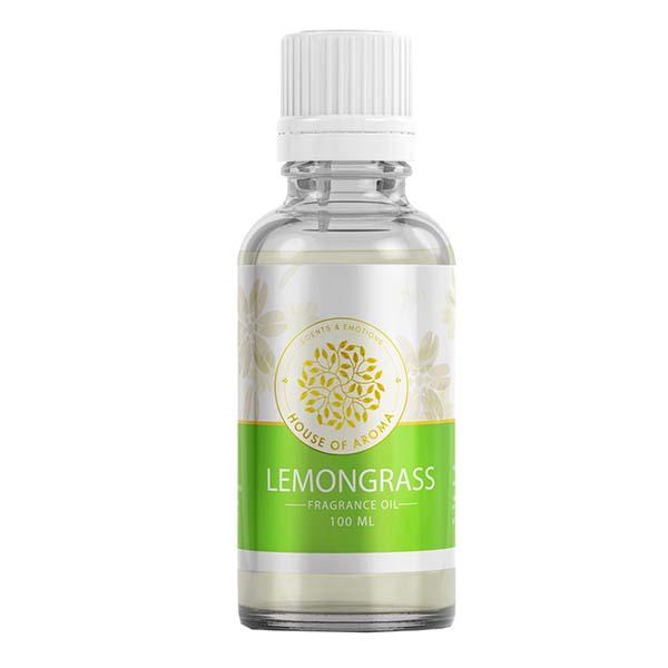 House of Aroma Lemongrass Fragrance Oil 100 ml - Carrier Oils