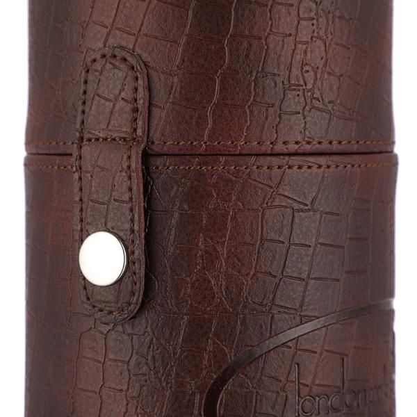 London Pride Cosmetics London Pride Cosmetics Brush Holder Cylinder shaped Brown big Brown 300 gm - Face Brush