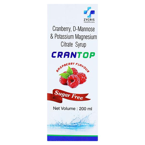 Netmeds | CRANTOP Sugar Free Raspberry Flavour Syrup 200ml