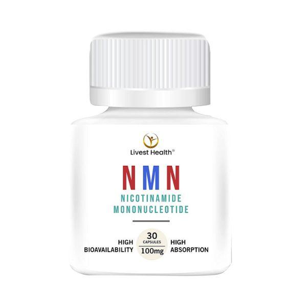 Livest Health Nicotinamide Mononucleotide (NMN) High Absorption 100mg Antioxidant & Longevity 30's