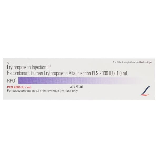 RPO 2000IU Injection(Pfs) 1ml - Haematopoiesis-Hae