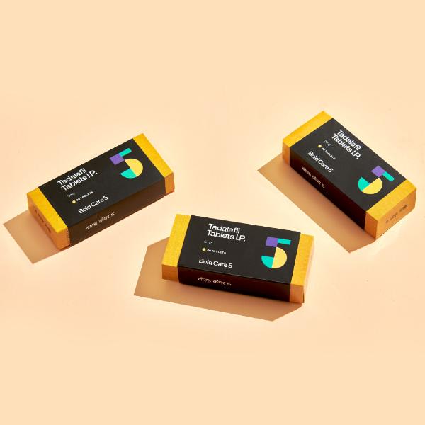 Bold Care Tadalafil (Pack of 30 X 5mg) 1's - Sexual Healthcare