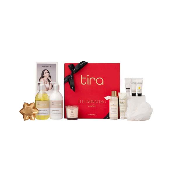 Kimirica X Tira - Illuminating Wishes Gift Box - Festive Gift Set 850 gm - Bath Kits & Sets
