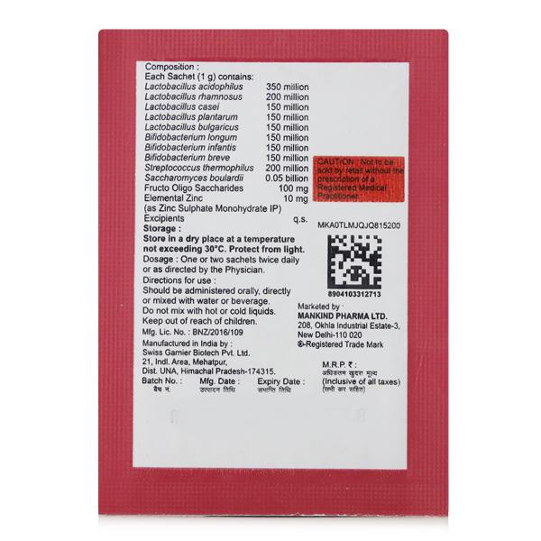FLORA ZN ORANGE FLAVOUR Sachet 1gm - Diarrhoea-Ant