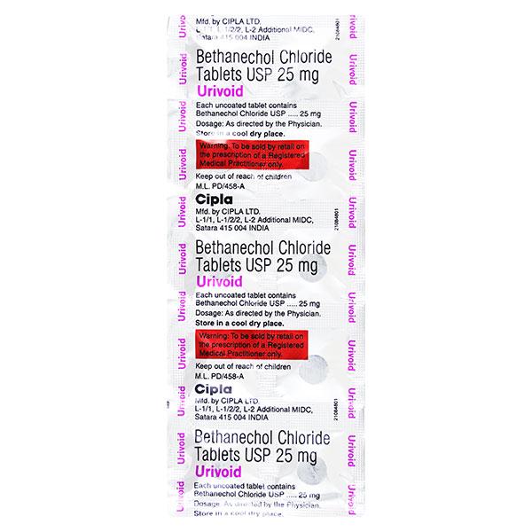 Netmeds | Urivoid 25mg Tablet 10'S