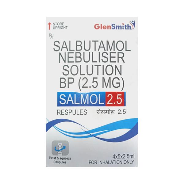 SALMOL 2.5 Respules 5X2.5ml