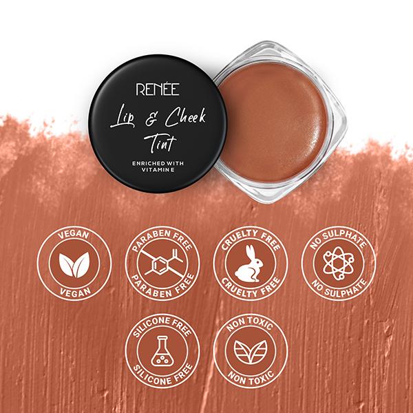 RENEE Lip & Cheek Tint - Desert Love 8 gm - Lip Stains & Tints