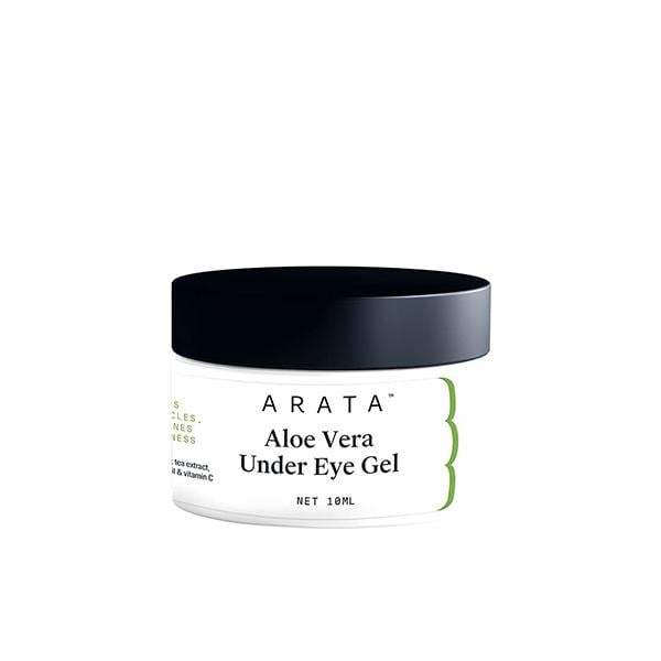 Arata Aloe Vera Under Eye Gel For Dark Circles, Fine Lines & Puffiness 10 ml - Under Eye Creams & Serums