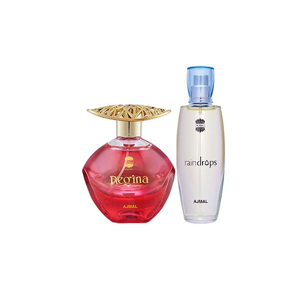 Ajmal Regina EDP Floral Fruity Perfume And Raindrops EDP Floral Chypre Perfume 150 ml - Women Perfumes (Edt/Edp)