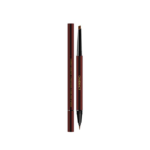 Charmacy Milano Duo Eyebrow Filler & Eyeliner Sketch (Dark Brunette) 1's