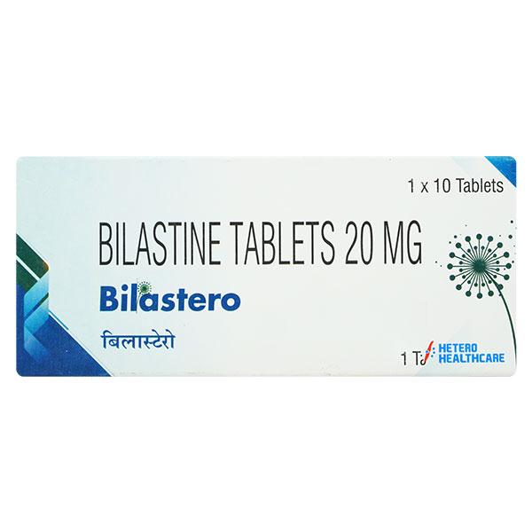 BILASTERO 20mg Tablet 10's - Allergies-Ant