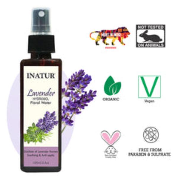 Inatur Lavender Hydrosol Floral Water 100 ml - Toners