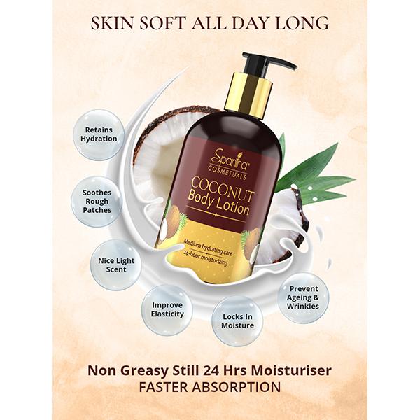 Spantra Coconut Body Lotion 300 ml - Lotions & Creams