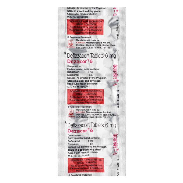 Dezacor 6mg Tablet 10'S - Auto Immune Disease-Imm