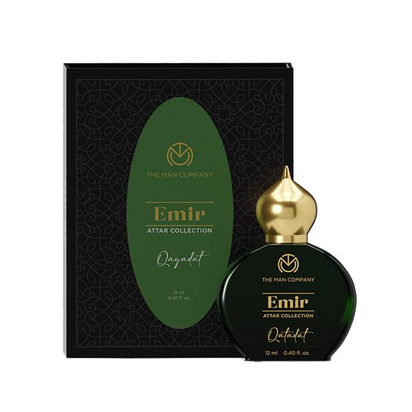 Netmeds | The Man Company 100% Alcohol-Free Attar Perfume for Men Qayadat Emir Collection 12 ml