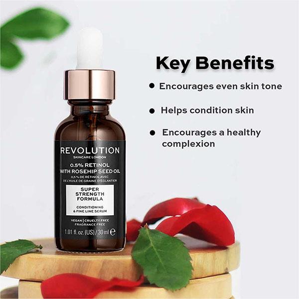 Revolution Skincare 0.5% Retinol Super Serum with Rosehip Seed Oil 30 ml - Face Oils