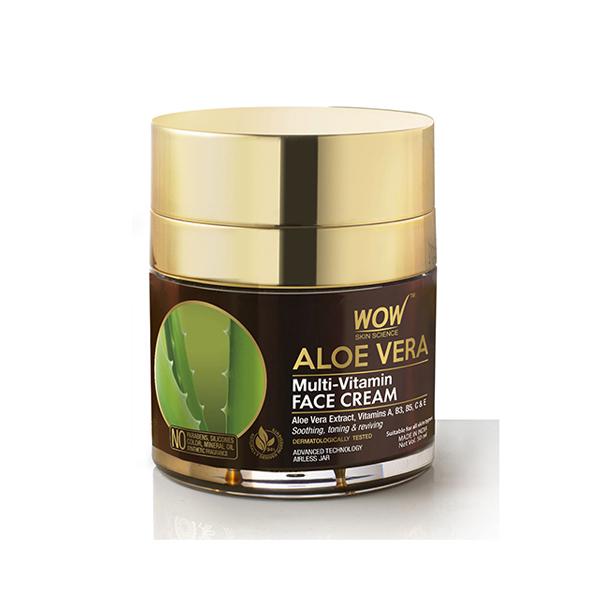 Wow Life Science Aloe Vera Multi-Vitamin Face Cream 50 ml - Day Cream