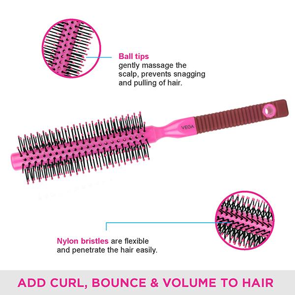 Vega Round Brush (R1 - RB) 58 gm - Hair Brushes