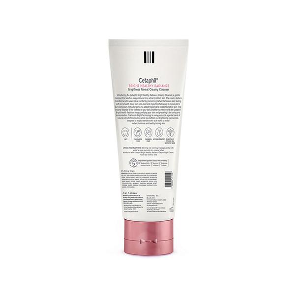 Cetaphil Bright Healthy Radiance Brightness Reveal Creamy Cleanser 100gm - Creams/Oils/Lotions