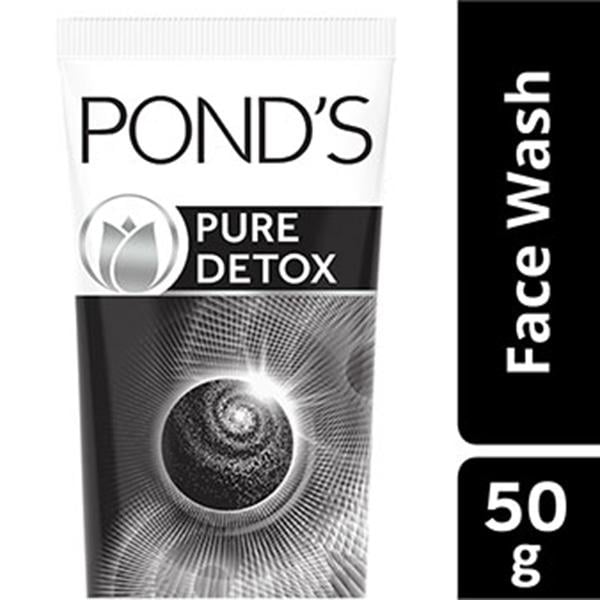 Netmeds | Pond'S Pure Detox Pollution Clear Face Wash with Activated Charcoal 50 gm