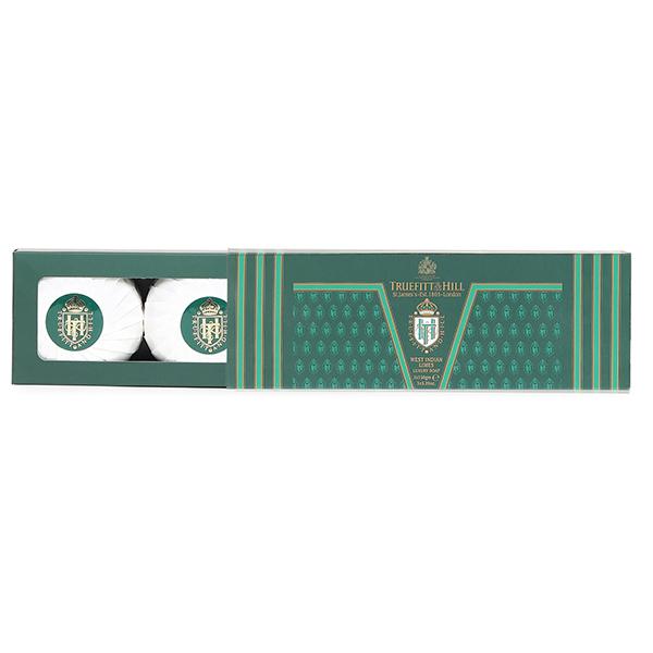 Truefitt and Hill West Indian Lime Bath and Body Soap Essential Grooming Collection For Men 150gm 3's - Soaps