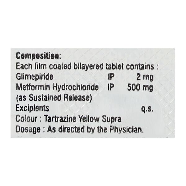 Glynamic M 2Mg Tablet 10's - Diabetes-Ant