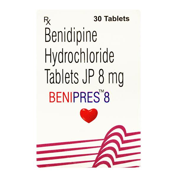 BENIPRES 8mg Tablet 30's - Hypertension-Cal