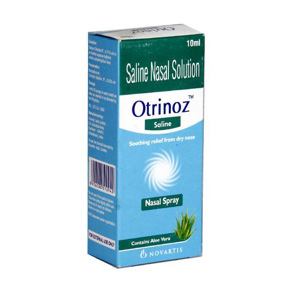 Otrinoz Saline Nasal Spray 10ml - Nasal Congestion-Nas