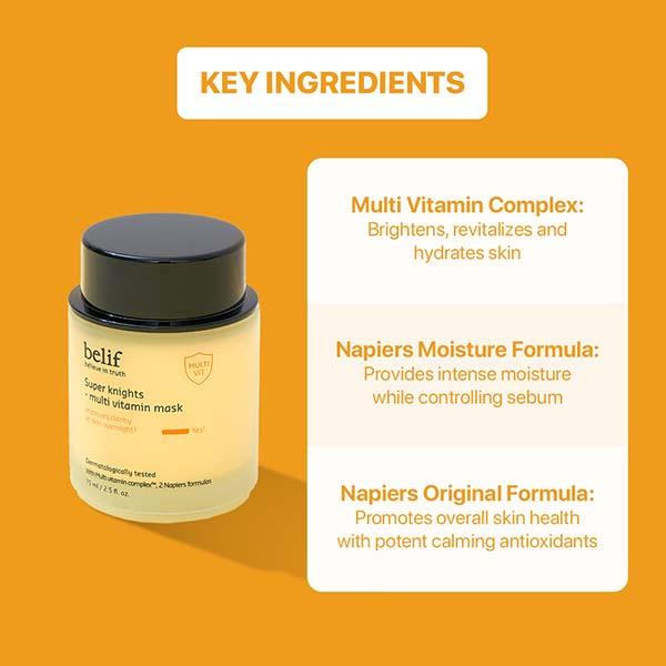 Belif Super Knights - Multi Vitamin Mask 75 ml - Masks & Peels