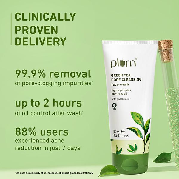Plum Green Tea Pore Cleansing Face Wash 50 ml - Face Washes