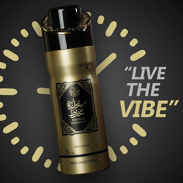 RIHANAH Rihanah Mukhalat Deodorant for Men 200 ml - Men Deodorants/Roll-Ons