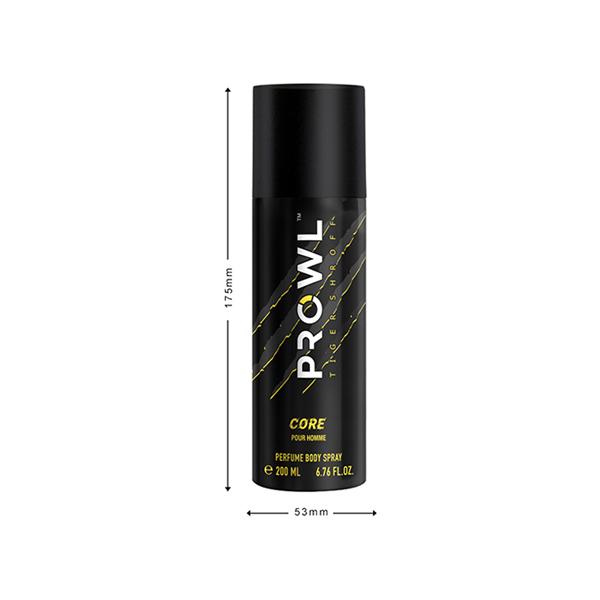 Prowl By Tiger Shroff, Deodorant Perfume Body Spray - Core 200 ml - Men Deodorants/Roll-Ons